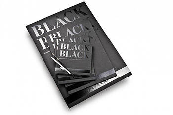 Склейка-блок Fabriano mixed media Black А4 (21*29,7 см) 20л. 300г/м2 гладка фактура 19100390