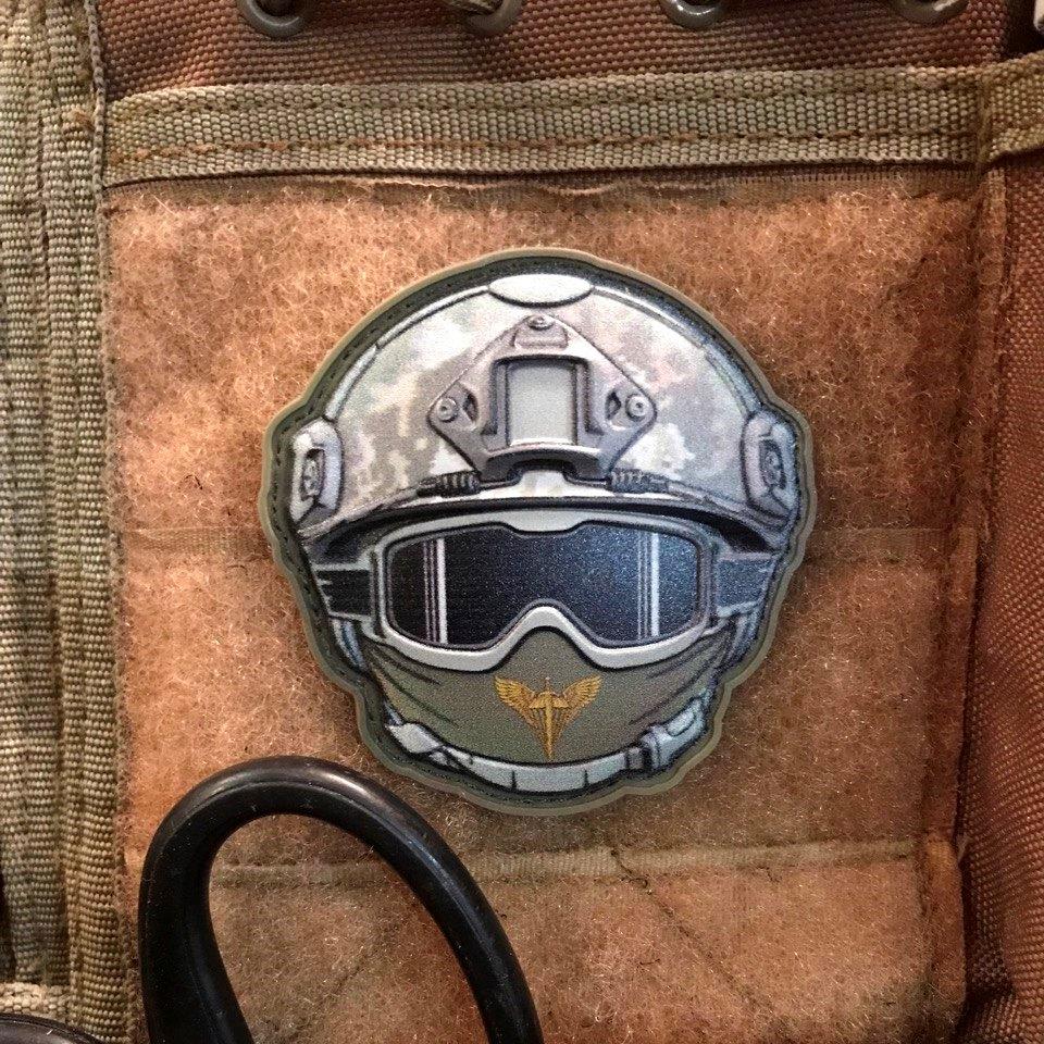 Шеврон ДШВ на липучці воїн 3D Однострої ВСУ