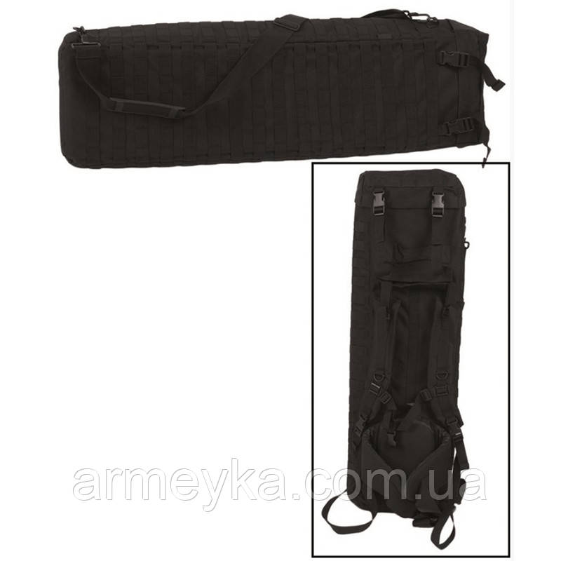 Чохол для зброї, сумка-рюкзак, чорний, оксфорд, Mil-Tec Німеччина