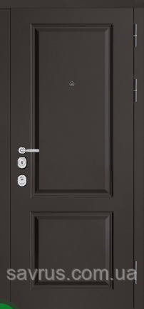 Двері ЕТАЛОН   флорида дуб табак/дуб білий  960 R(замки Securemme)), фото 1