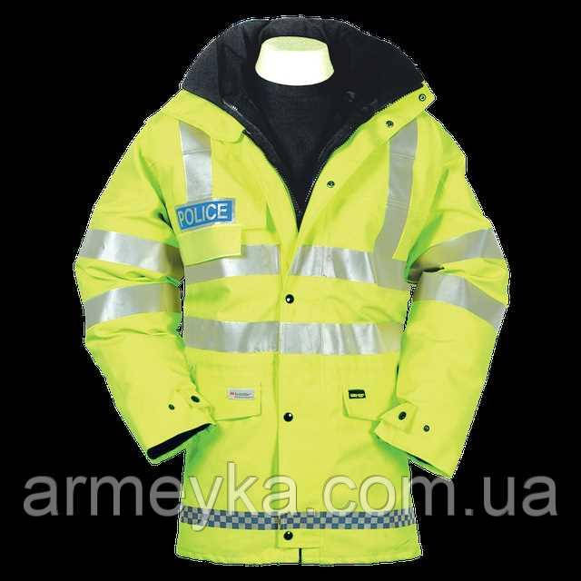 Світловідбивна куртка Б/П (напис інший), салатовий, waterproof, оригінал Британія