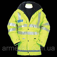 Світловідбиваюча куртка Police High Visibility Waterproof Jacket, салатова, оригінал Британія