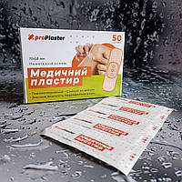 Лейкопластырь медицинский proPlaster 70*18 мм. на нетканой основе 50 шт.