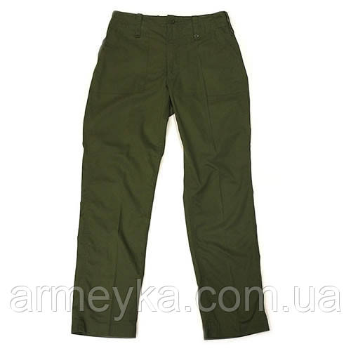 Штани trousers lightweighteight олива бавовна, оригінал