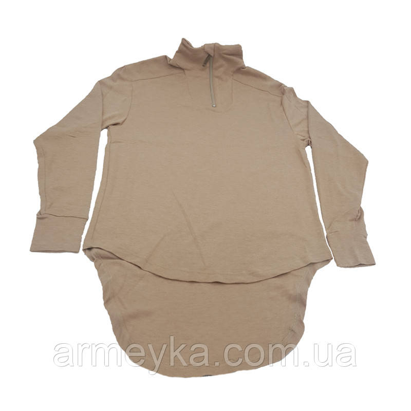 Белье верх, огнестойкая термокофта (на молнии) thermal undershirt pcs, койот, 50 % polyamide + 50% fr viscose, - фото 1 - id-p1691635609