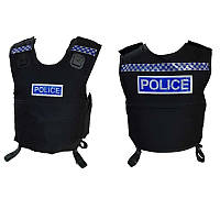 Кевларовий бронежилет HG1A/KR1, чорний, протиосколковий, оригінал (Британія)