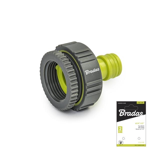 Адаптер на кран редукційний із внутрішньою
різьбою 3/4" / 1/2" LIME LINE SOFT, LE-S2198K