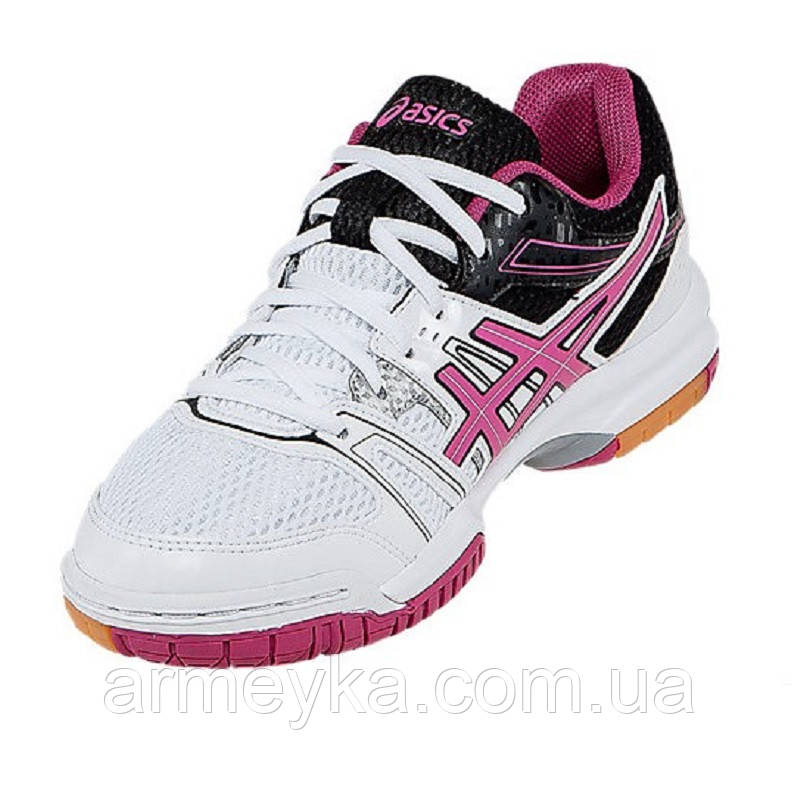 Кроссовки, тренировочные asics gel-rocket 7 magenta, комбинированный, комбинированный, Asics ЯПОНИЯ - фото 1 - id-p1691656333