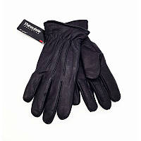 Перчатки, зимние кожа+thinsulate, черный, кожа, Оригинал Голландия