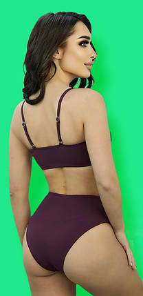 Купальник раздельный Z.Five Райана 86284 баклажан(В НАЛИЧИИ ТОЛЬКО 42 44 46 48 50 УКР р-ры), фото 2