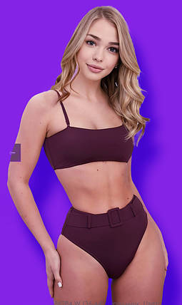 Купальник раздельный Z.Five Райана 86284 баклажан(В НАЛИЧИИ ТОЛЬКО 42 44 46 48 50 УКР р-ры), фото 1