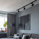 Трековий поворотний LED Світильник системи VELA Domino Track 10, фото 7