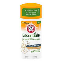 Прозорий дезодорант без металів Arm & Hammer Essentials Deodorant Magnesium Vanilla Sandalwood 71g