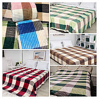 Плед-покривало шарпей клітка євро 150х200