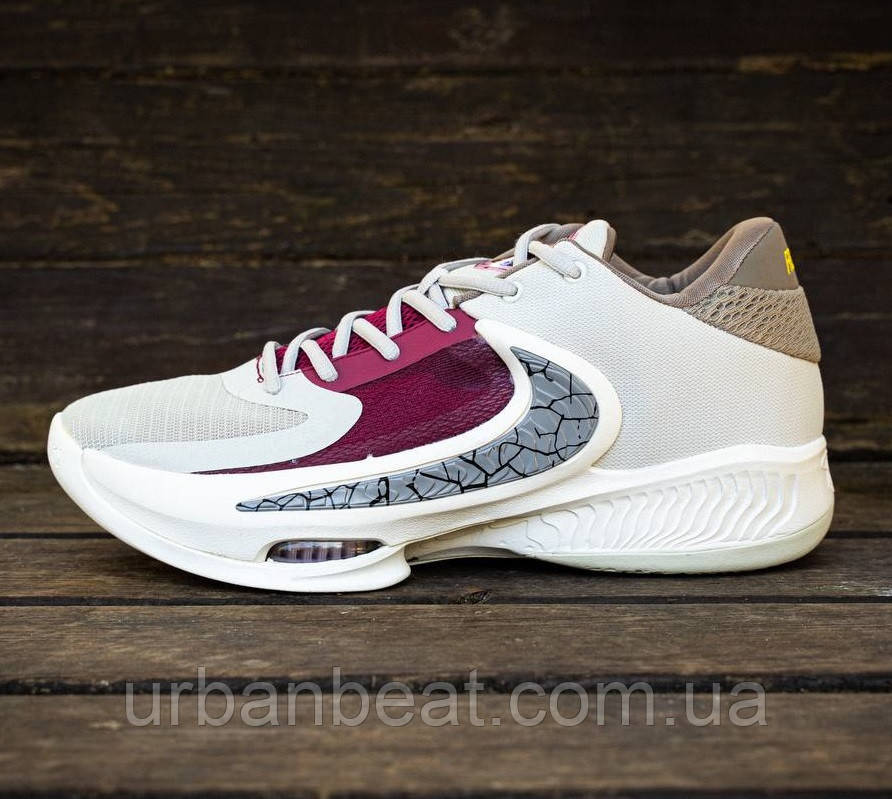 Чоловічі баскетбольні кросівки Nike Zoom Freak 4 “Light Bone/Sweet Beet”