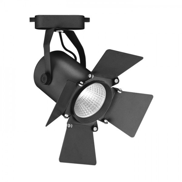 Спот светильник трековый со шторками для выставочных и торговых помещений Feron AL110 30W черный - фото 1 - id-p1682109312