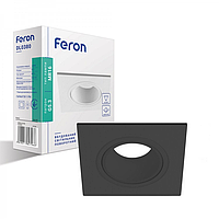 Встраиваемый точечный поворотный светильник Feron DL0380 черный настенный потолочный