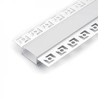 Встраиваемый алюминиевый профиль для светодиодной ленты Feron CAB254 скрытого монтажа врезной