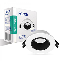 Встраиваемый точечный поворотный светильник Feron DL0375 белый-черный настенный потолочный