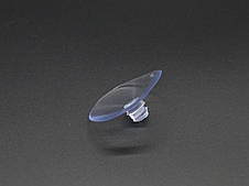 Силіконова присоска діаметром 35 мм на скло, для ванних кімнат, авто і магазинів, одностороння, міцна