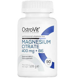 Вітаміни і мінерали OstroVit Magnesium Citrate 400 mg + B6 (90 таблеток.)