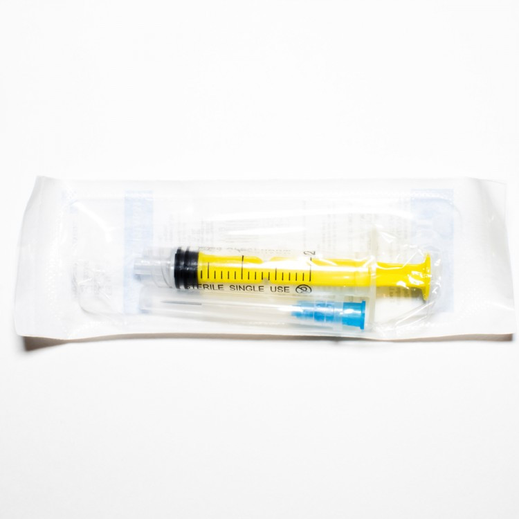 Шприц Luer Lock 2 мл Alexpharm (150 шт/уп)