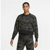 Свитшот женский спортивныйм Nike W DRY GET FIT FC CW PP2 CAMO