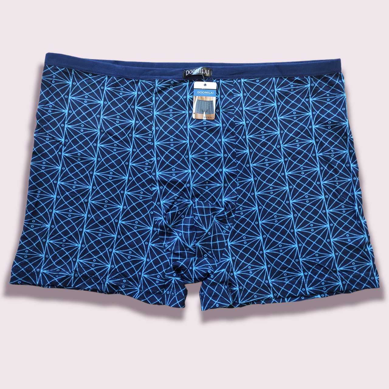 Чоловічі труси боксери XL бірюзові 50 розмір, фото 1