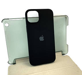 Чохол на iPhone 14 Plus накладка бампер Silicone Case Full силіконовий original чорний