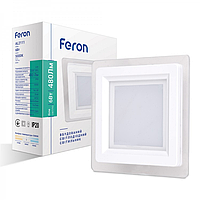 Светодиодный светильник врезной Feron AL2111 6W белый настенно-потолочный