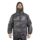Анорак Комбат зимовий Mil-Tec combat anorak winter black Dark camo 10335080 -3XL, фото 4