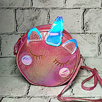 Сумочка міні дитяча Єдиноріг, рожева