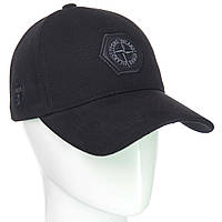 Демисезонная бейсболка кепка с логотипом Стон Айленд черная