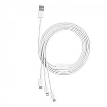 Кабель Baseus Superior Series Cable USB to Type-C/Lightning/MicroUSB 3.5A 1.5m CAMLTYS-02 White, фото 2