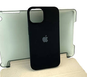 Чохол на iPhone 14 накладка бампер Silicone Case Full силіконовий original чорний