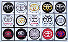 Портмоне Toyota з держ. номером, обкладинка для автодокументів Тойота, Органайзер Тойота, фото 3