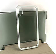 Чехол на iPhone X Max, iPhone XS Max накладка бампер Magnet Case магнитный белый