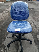 Крісло офісне б/у. Модель Регал. Колір: синій. МЕХАНІЧНЕ РЕГУЛЮВАННЯ