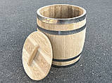 Дубова бочка для квашення 80 л. Бочка для консервації овочів, грибів і Яблук, фото 10