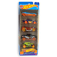 Набор машинок 1:64 Хот Вилс Легенды Hot Wheels UNLEASHED по 5 шт Mattel HFV79