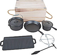 Набор чугунной посуды для барбекю Grill Meister Dutch Oven Set GDO-7