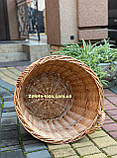 Кошик для зберігання з цільної лози. Арт:7344, фото 4