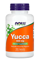 NOW Foods, Yucca, юкка, 500 мг, 100 капсул