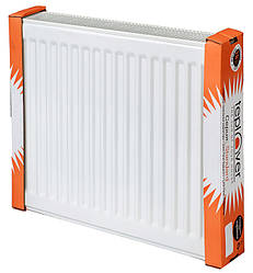 Радіатор опалення панельний сталевий Тип 22 висота=600 ширина= 1400  (бічне підключення) Teplover