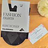 Calzedonia Жіночі колготи з візерунком  М/Л  4615 чорні, фото 3