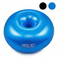 Мяч для фитнеса пончик 4FIZJO Air Ball Donut 4FJ0285 Anti-Burst 50 x 27 см + насос спортивный для тренировок Синий