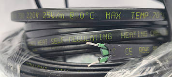 Саморегулювальний кабель Minco Heat для нагрівання труб, водостоків, каналізаційних процедур 10 мм