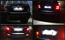 LED підсвітка номера для Mercedes-Benz (Мерседес) ML-Class W164, GL-Class X164, R-Class W251, фото 6