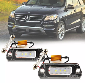 LED підсвітка номера для Mercedes-Benz (Мерседес) ML-Class W164, GL-Class X164, R-Class W251
