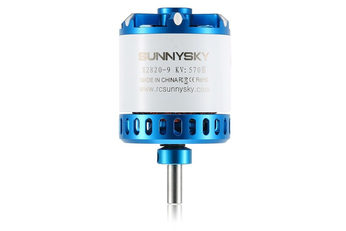 Безколекторний мотор для літака SunnySky X2820 V3 KV570 6S двигун для авіамоделі на радіокеруванні amc